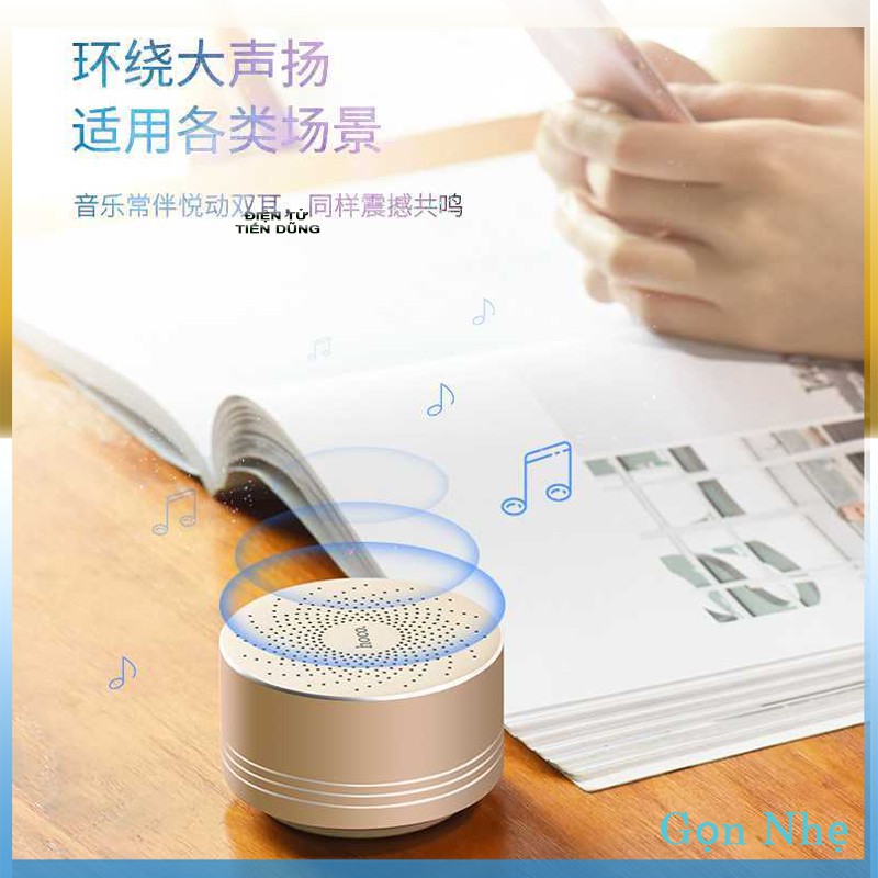 Loa Bluetooth Hoco BS5 chính hãng kiểu dáng tròn âm thanh chất lượng