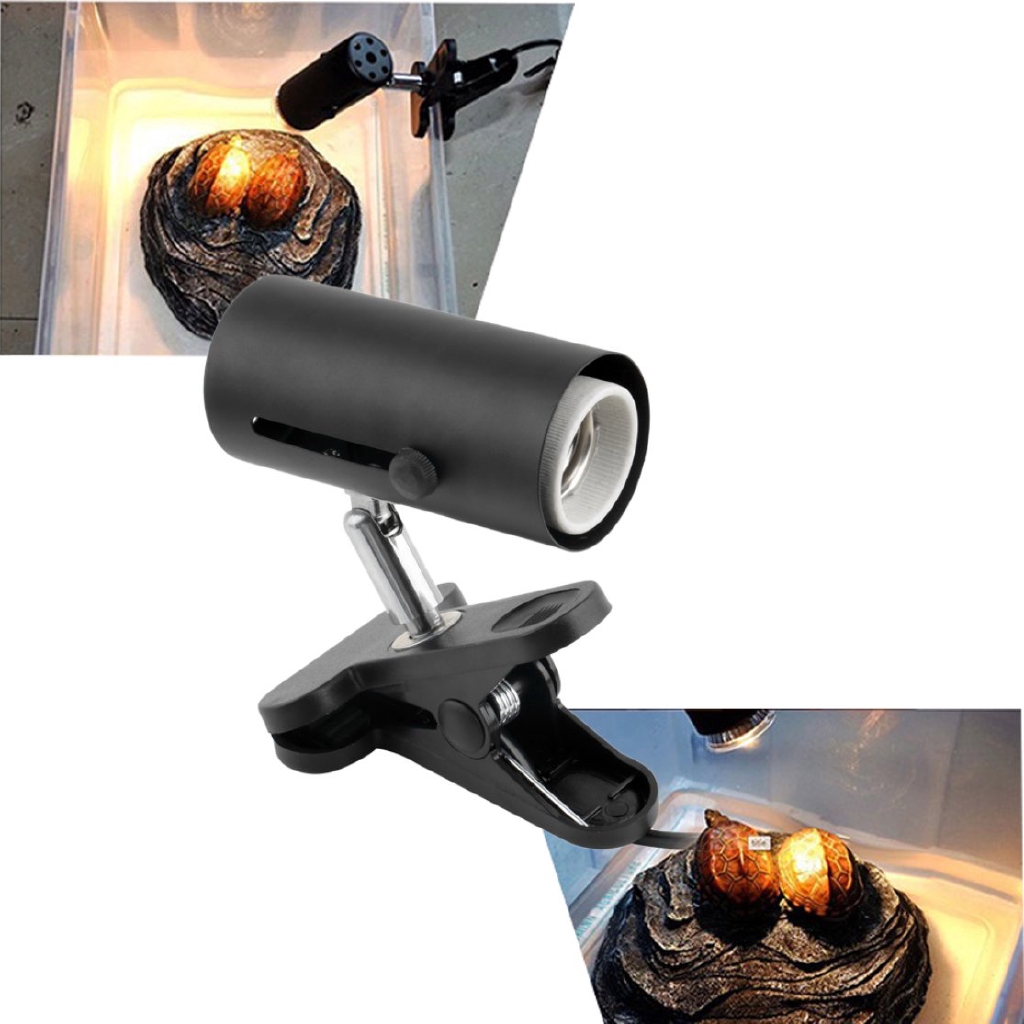 Đèn❤Aquarium Reptile Light Holder Heat Lamp Clamp Ceramic Infrared Emitter Stand | BigBuy360 - bigbuy360.vn