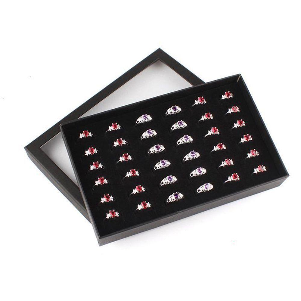Hộp Đựng Nhẫn 36 Ngăn Thiết Kế Tinh Tế Mới