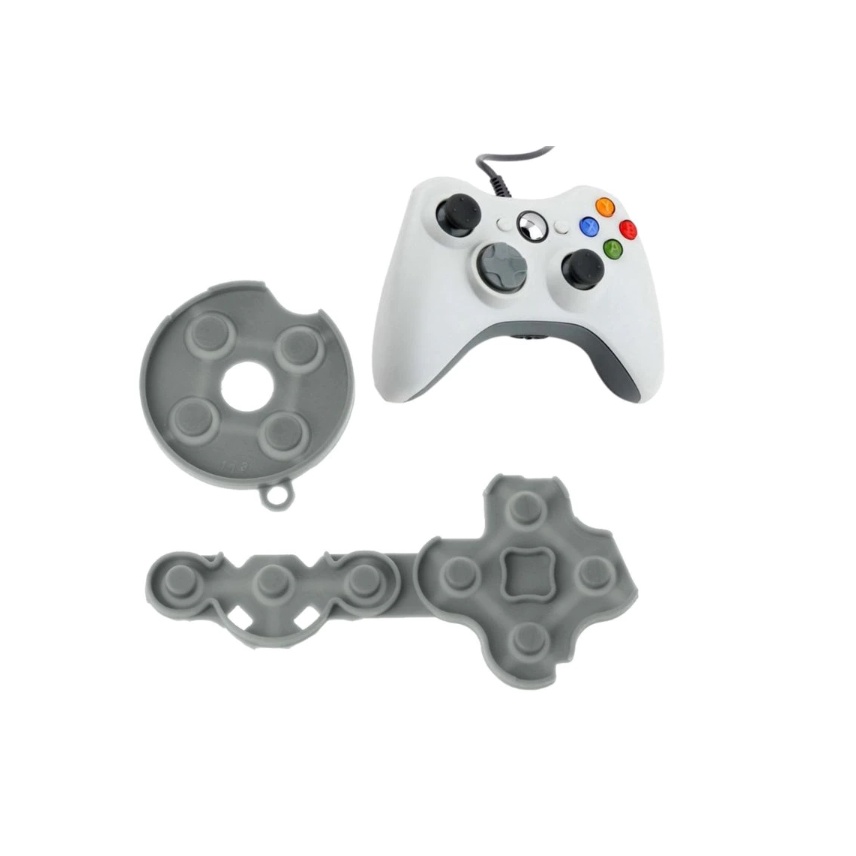 Đệm Nút Bấm Cao Su Silicon Tay Cầm Máy Game Xbox 360