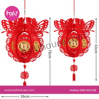 QUẢ CẦU TREO ĐÁM CƯỚI- CHỮ HỶ VÀNG HAFU HOUSE