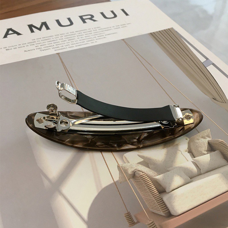 Kẹp Tóc Kim Loại Phong Cách Vintage Dịu Dàng Cho Nữ