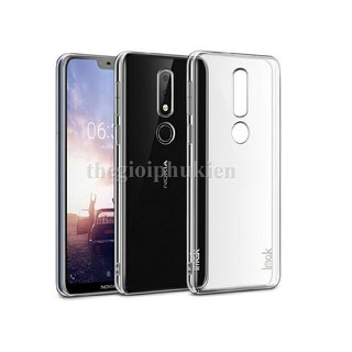 Ốp lưng Nokia X6 2018 chính hãng IMAK phủ nano trong suốt