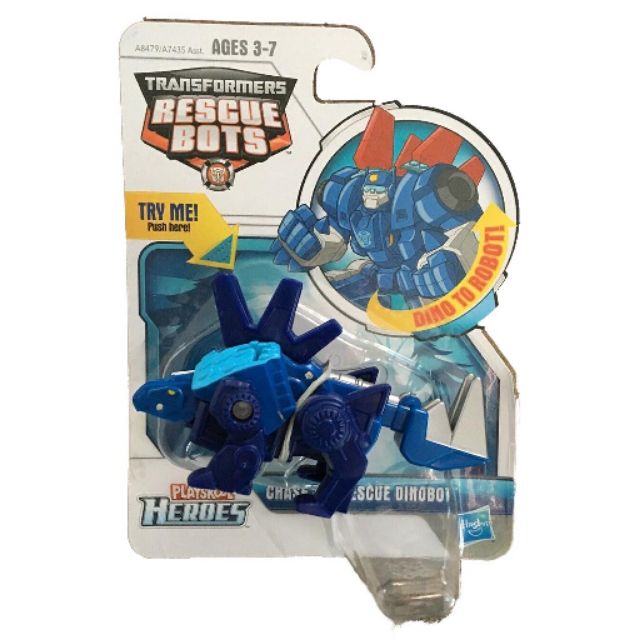 Đồ chơi Robot Transformers Playskool Heroes Rescue Bots Chase the Rescue Dinobot (Box)