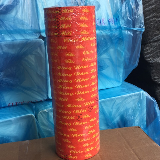 Băng dính chúc mừng năm mới bản 1cm