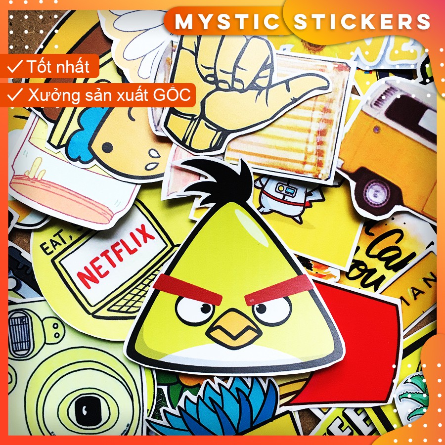 [SET 10 STICKER chủ đề MÀU SẮC]