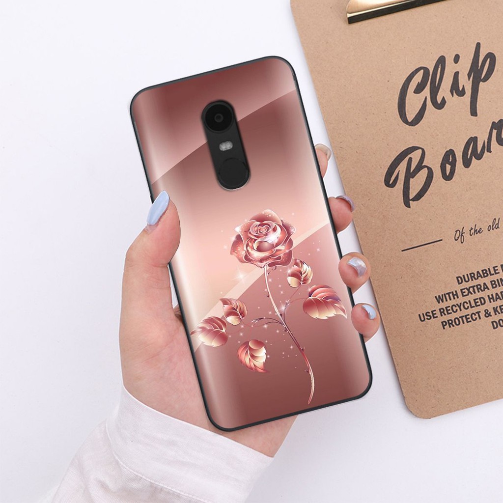 Ốp lưng Xiaomi REDMI 5 hình hình hoa, thiên nga, đẹp thời trang - CAO CẤP - SANG TRỌNG
