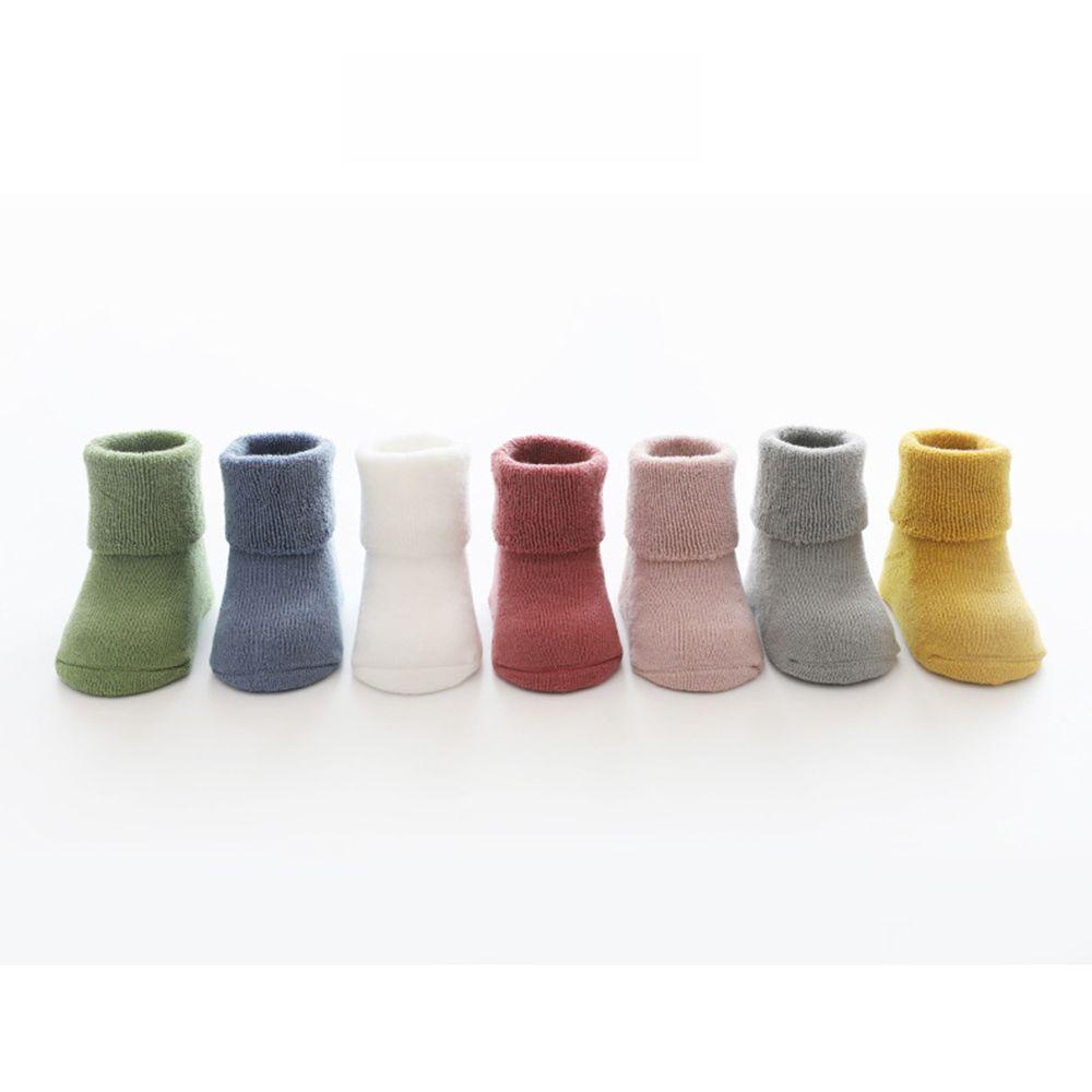 MIHAN1 Vớ Cotton Mềm Chống Trượt Cho Bé 0-3 Tuổi