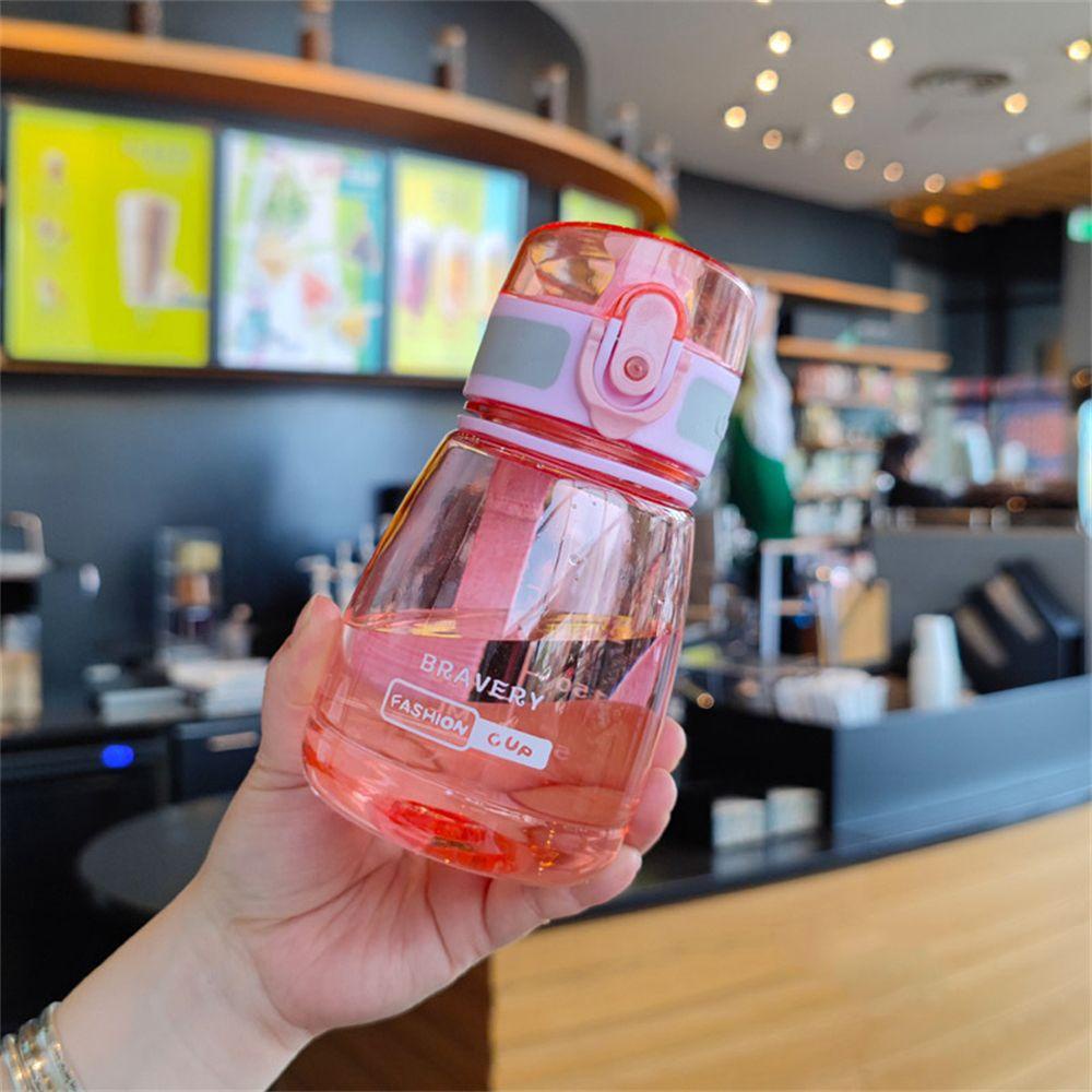 Bình Đựng Nước 400ML Nắp Lật Chống Rò Rỉ Có Thể Tái Sử Dụng