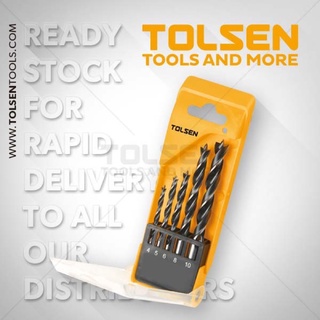 Bộ 5 mũi khoan gỗ tolsen 75625
