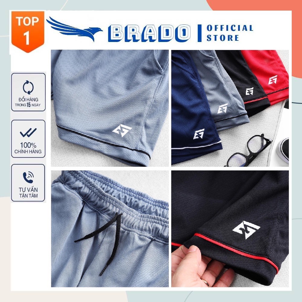 Quần đùi nam tập gym, chơi thể thao form Slimfit chất vải co giãn, thoáng mát