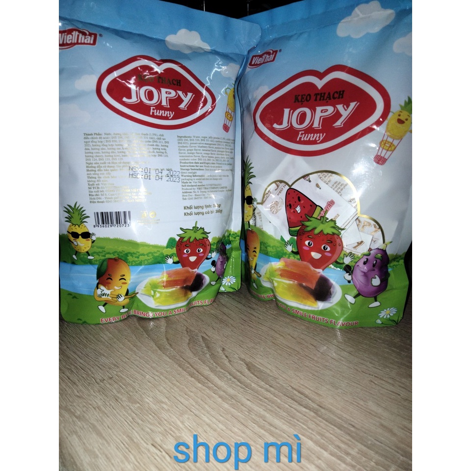 Kẹo Thạch trái cây JOPY Funny hiệu Việt Thái 360gr