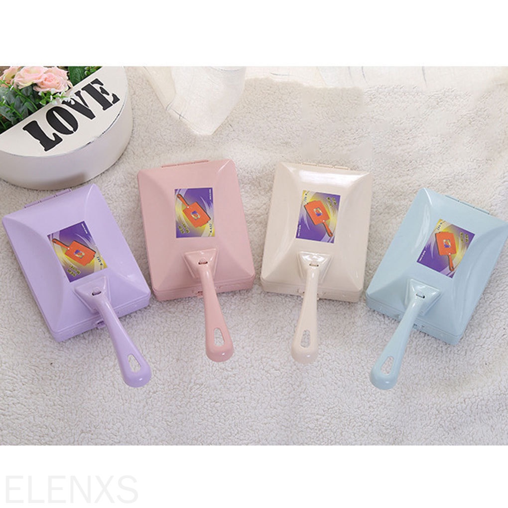 Chổi quét bụi hai đầu bằng nhựa cầm tay đa năng màu sắc ngẫu nhiên