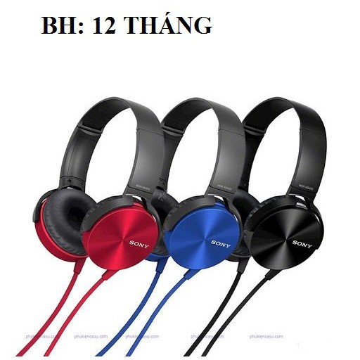 [BH:12 THÁNG] TAI NGHE CHỤP TAI MDR-XB450 EXTRA BASS SIÊU HAY