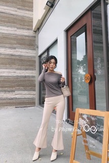 Áo thun lệch vai