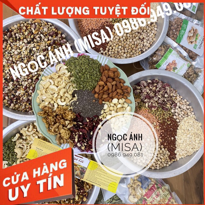 BỘT NGŨ CỐC DINH DƯỠNG 25 LOẠI HẠT (HỘP 1KG) - LỢI SỮA - TĂNG CÂN - GIẢM CÂN - TẬP GYM....