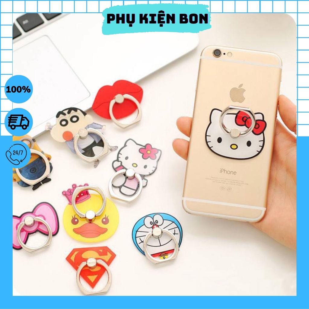 Giá đỡ điện thoại Iring - Ring nhẫn hình cute