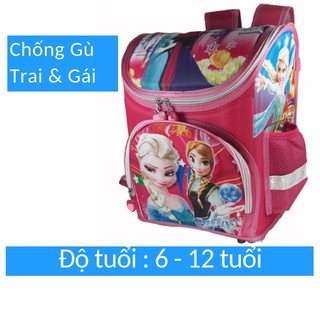 Balo trẻ em Chống gù Bé Gái tiểu học 6-12 tuổi chống nước 4 ngăn M46010