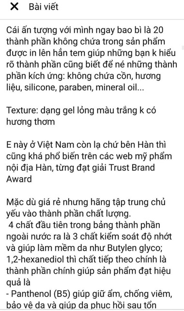 [Bill Hàn] Tinh chất siêu cấp nước và phục hồi Torriden DIVE-IN Serum