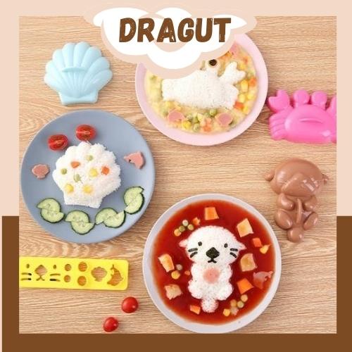 Khuôn ép cơm cho bé, khuôn bento (mẫu mới)