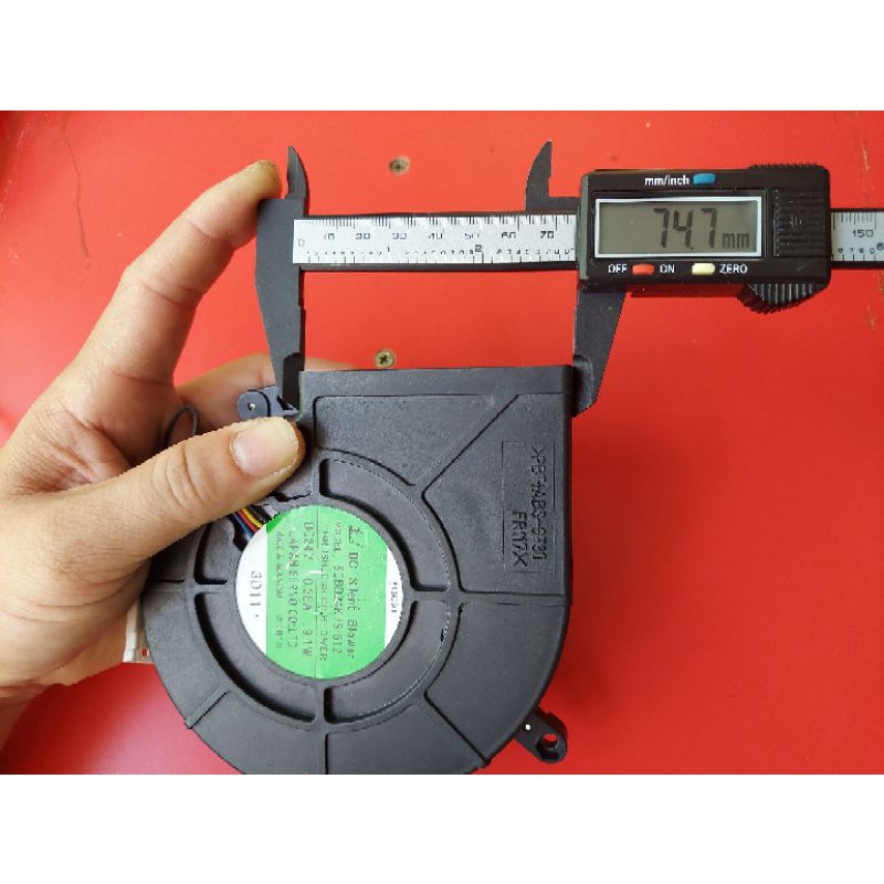Quạt sò không chổi than 24V 0.36A 8.5W/9.1w tháo máy Nhật.