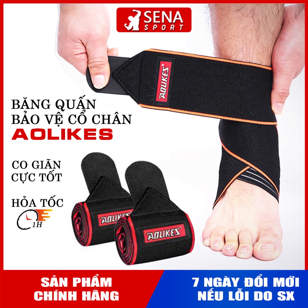 Băng cổ chân tập gym ⭐️FREE SHIP⭐️ Quấn cổ chân ⭐️ Bảo vệ cổ chân chơi thể thao Aolikes