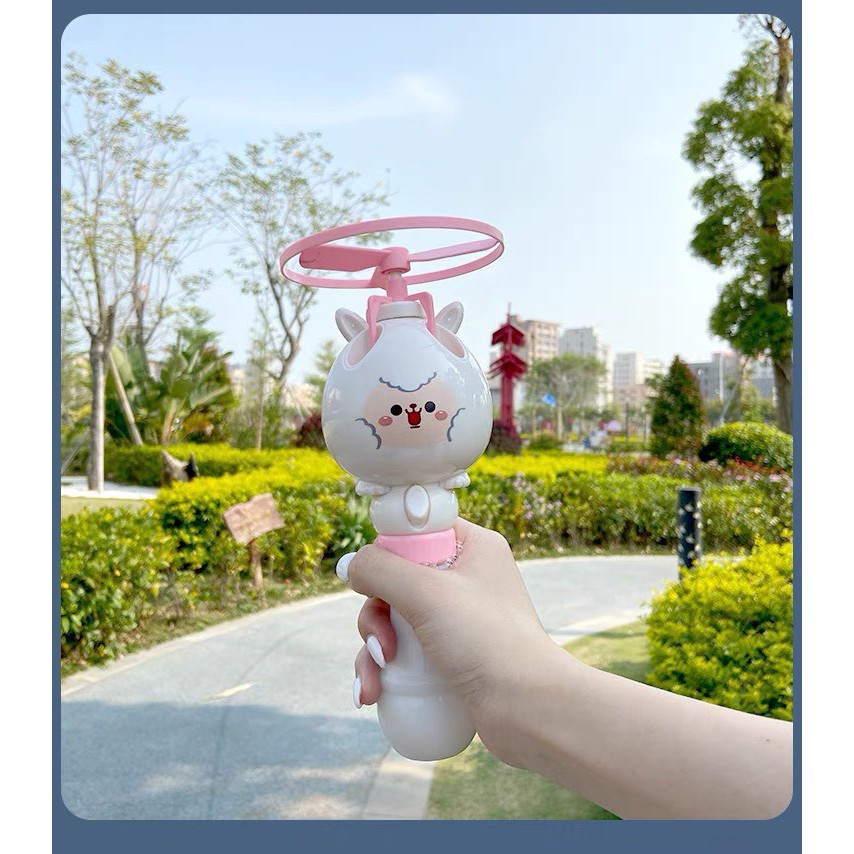 Đồ chơi máy bắn bong bóng xà phòng chong chóng quay đồ chơi giải trí vận động ngoài trời dochoigo.vn