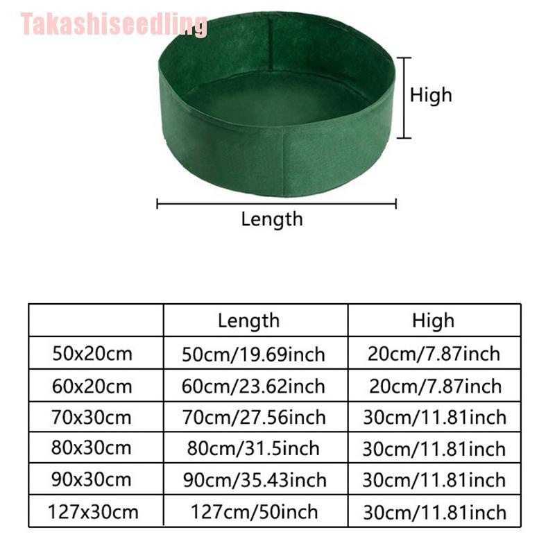 Túi trồng cây hoa rau củ hình tròn tiện lợi dành cho sân vườn
