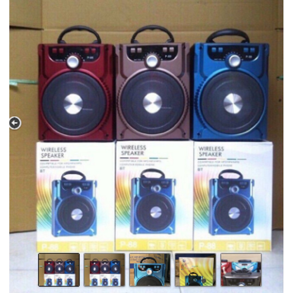 Loa bluetooth karaoke xách tay P88, P89, NT88 + micro + Hát nữa hát mãi