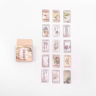 Set 45 Miếng Dán Trang Trí Đa Chúc Năng Phong Cách Retro