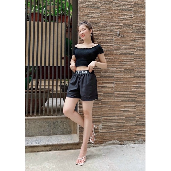 Quần short lụa cạp chữ loại đẹp