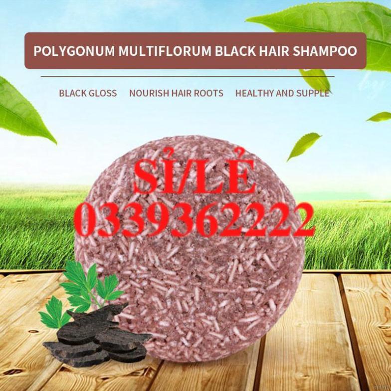 [Hàng mới về] Xà Phòng Polygonum Multiflorum Dưỡng Ẩm Làm Dày Tóc Tự Nhiên 55g