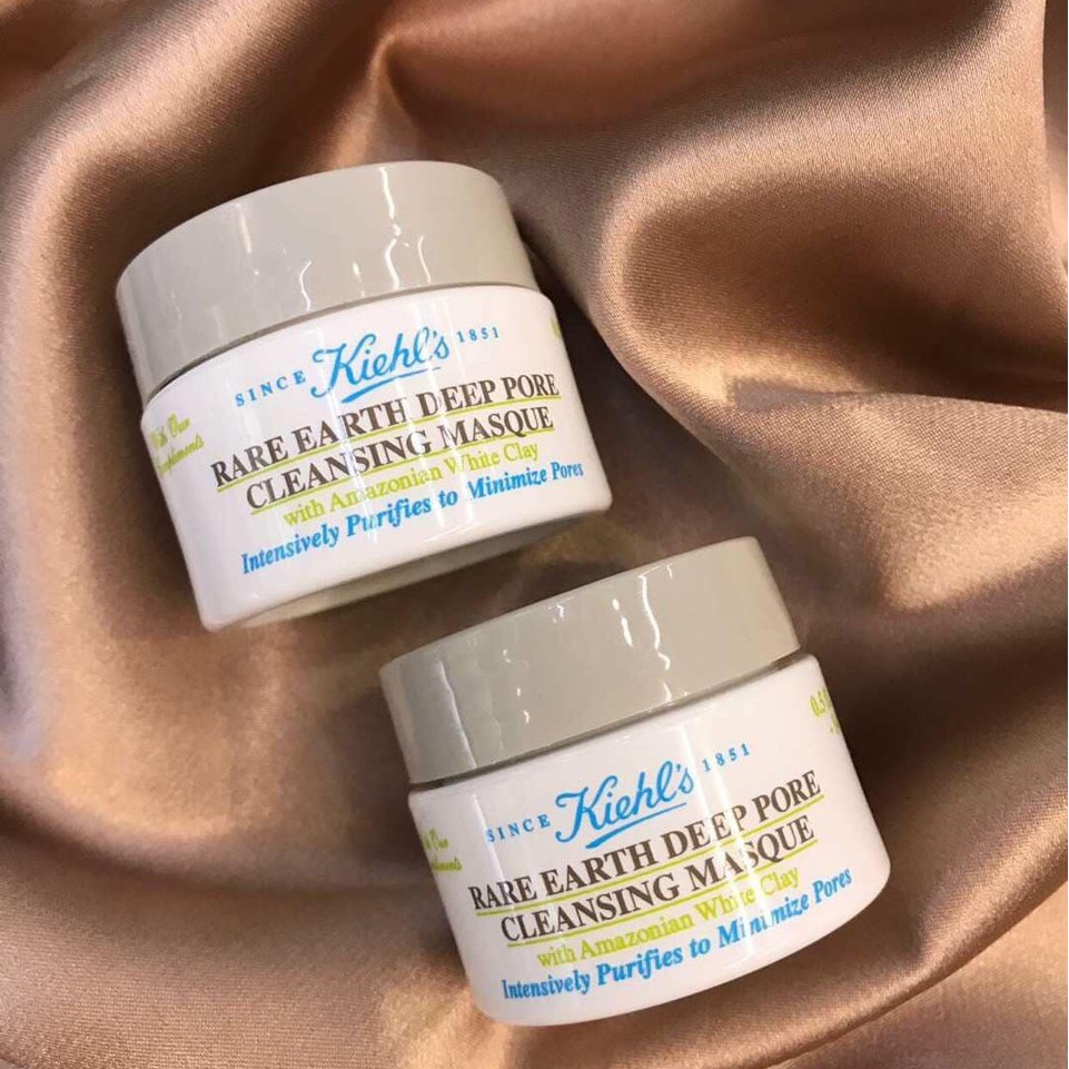 Mặt nạ đất sét , mask đất set Kiehl’s Rare Earth Deep Pore Cleansing mini 14g