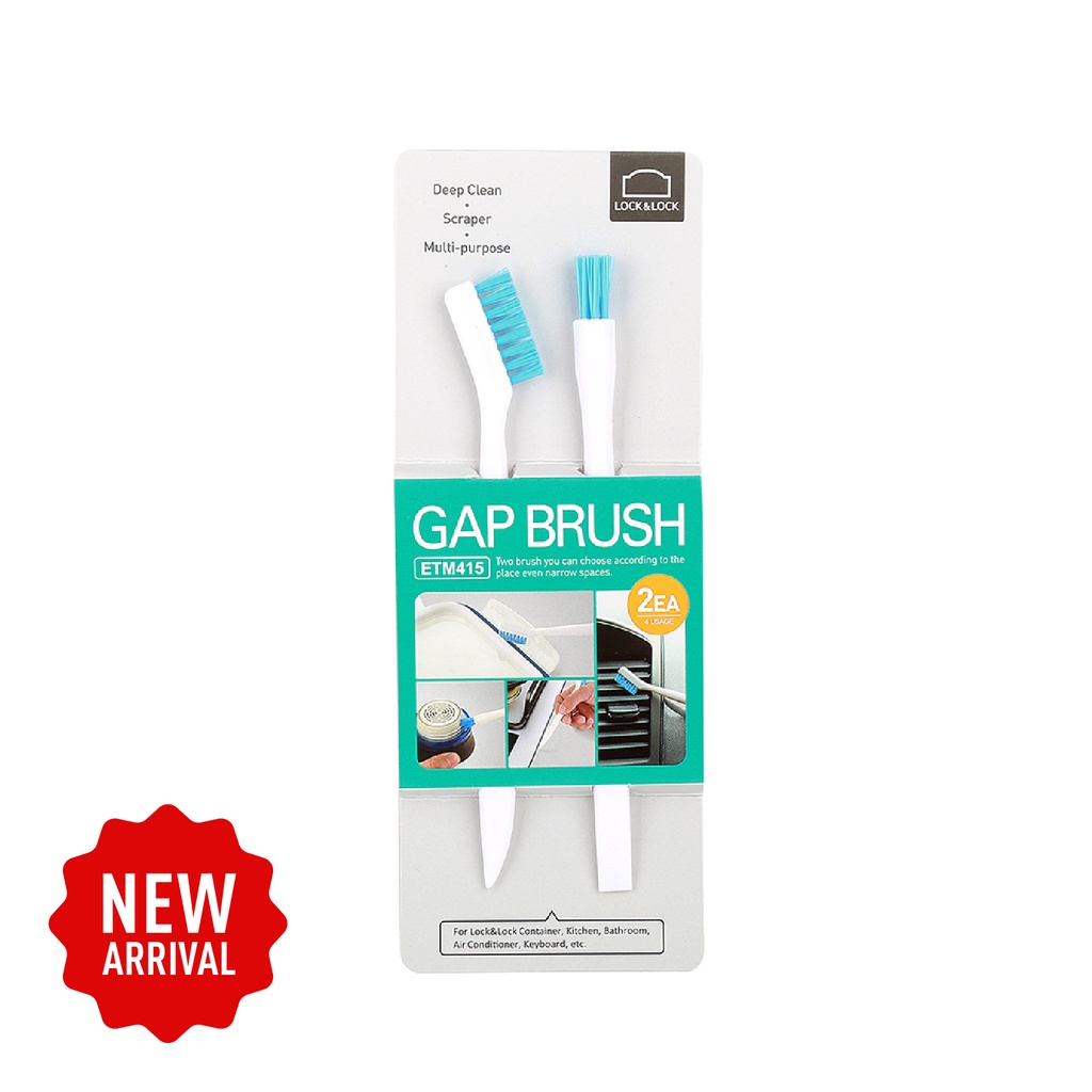 Bộ bàn chải vệ sinh các khe LocknLock 1 bộ 2 món Gap cleaning brush ETM415 - K-MALL