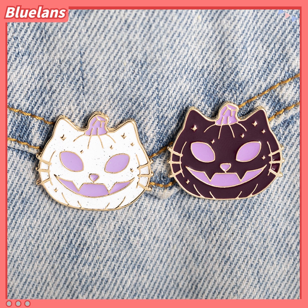 Ghim cài áo hình quả bí ngô xanh dương dễ thương