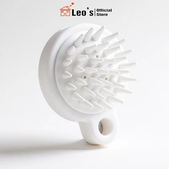 Lược silicon gội đầu muji mát xa tẩy tế bào chết cho da đầu kích thích mọc tóc