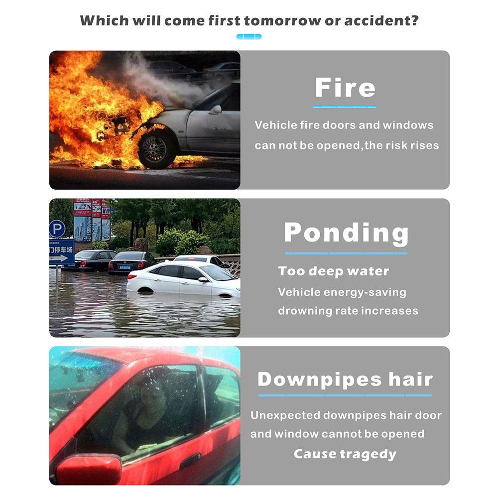 Búa Thoát Hiểm Cứu Hộ Cho Kính Xe Hơi