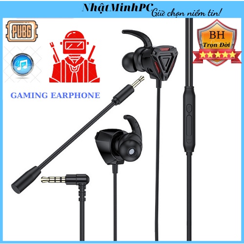 Tai nghe có mic rời HM00268 chuyên gaming, headphone có dây kèm mic rời