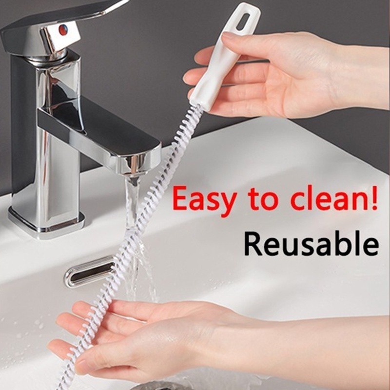 1 Bàn Chải Vệ Sinh Ống Thoát Nước Nhà Tắm Đa Năng Kích Thước 64cm