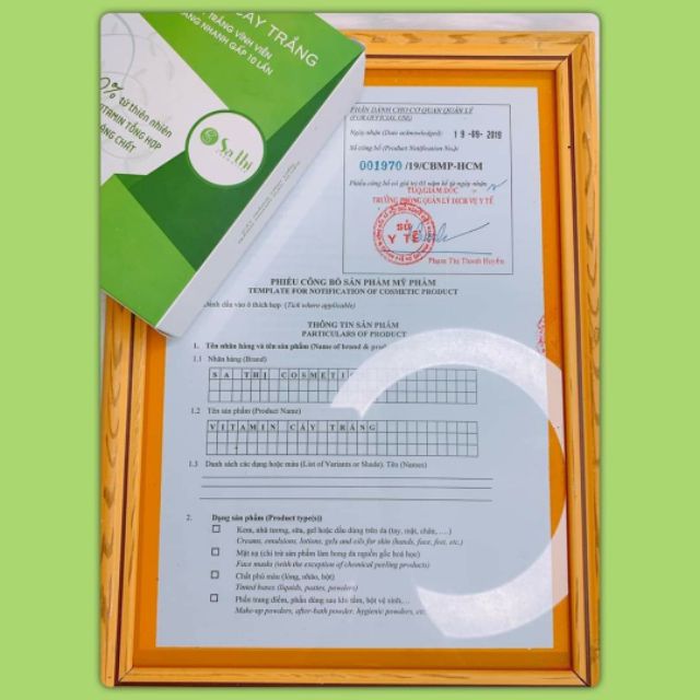 Gói 50 Viên Vitamin Cấy Trắng Sa Thị