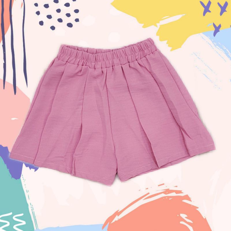 Quần đùi váy bé gái chất đũi nhẹ nhàng mềm mịn cho bé từ 8 đến 18kg