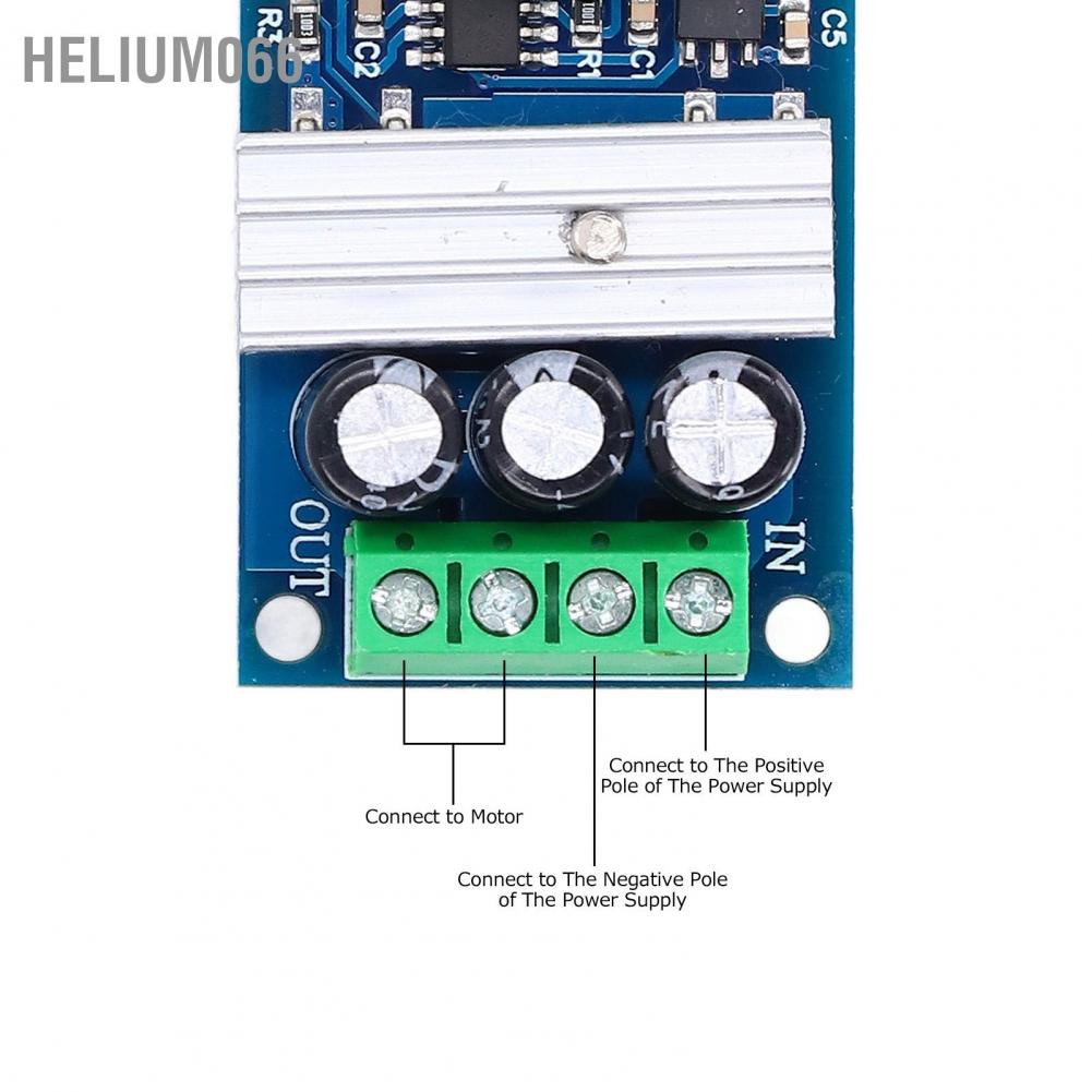 Helium066 2Pcs Motor Speed Controller PWM Regulator Switch Control Module DC 6V 12V 2
