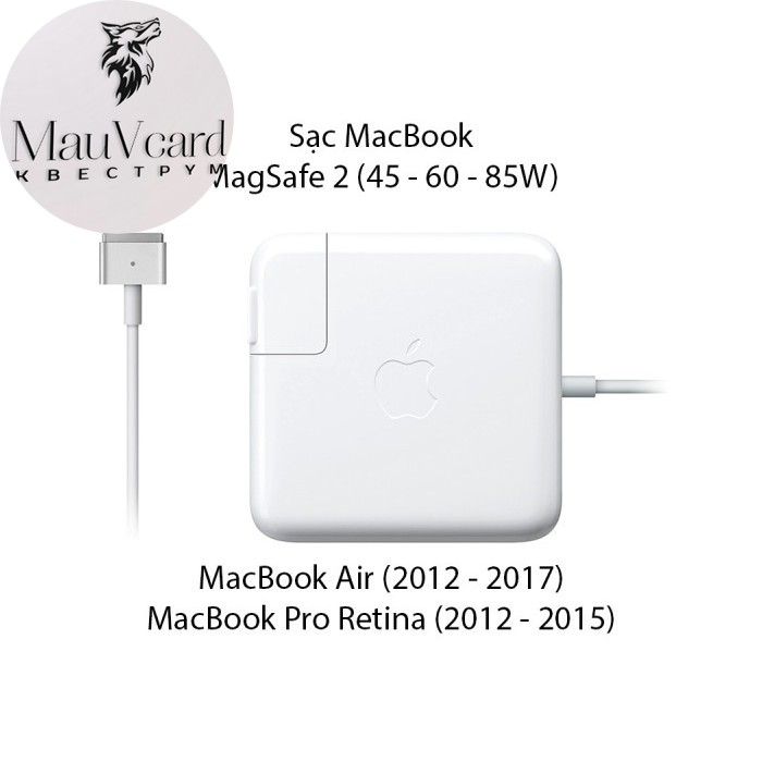 Sạc Macbook Air 45w magsafe 2 (EARLY 2012 – MID 2015)