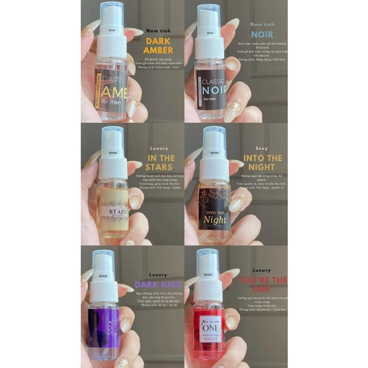 Xịt thơm bodymist Bath & Body Works chiết 10ml  RIHOUSE