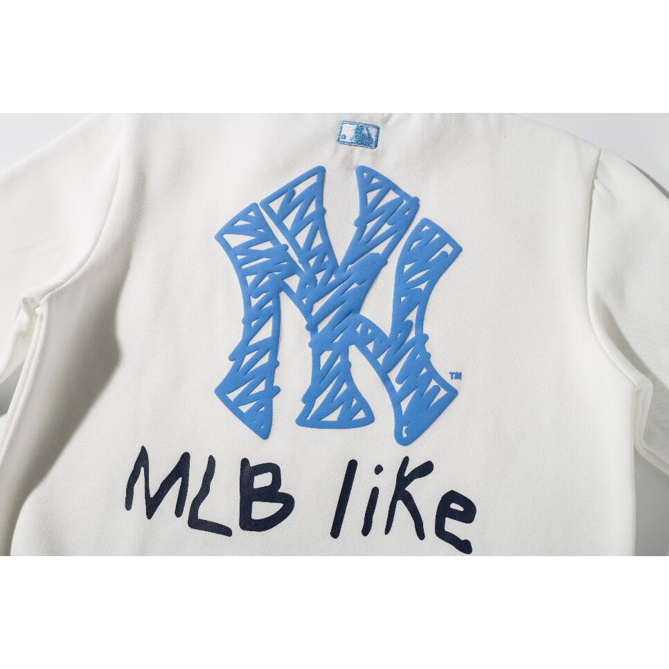 MLB Áo Sweater Vải Cotton Cổ Tròn In Họa Tiết Cá Tính Cho Nam Nữ | BigBuy360 - bigbuy360.vn