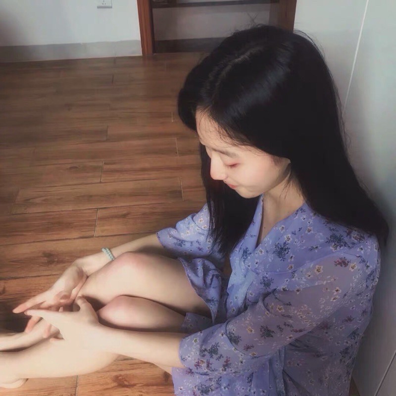 [Hình thật/ sẵn| Đầm voan hoa nhí xẻ vạt tím. Váy hoa cổ bèo tay xoè, buộc eo