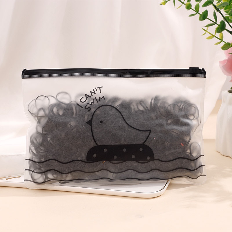 1000 dây buộc tóc dùng một lần màu đen