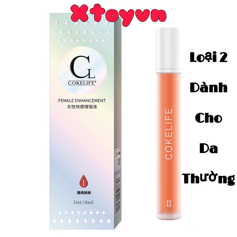 Gel Huyết Thanh Cokelife Female enhancement - Tăng khoái cảm cho nữ 18ml - Mẫu số 2