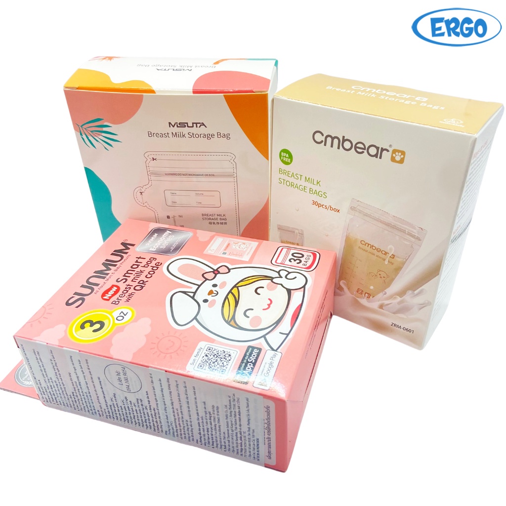 Túi trữ sữa 100ml/150ml/220ml tiện lợi Sunmum - Cmbear - Misuta