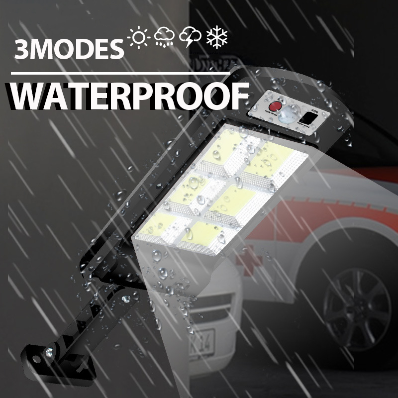 Đèn năng lượng mặt trời Solar 120LED siêu sáng Có điều khiển từ xa 3 chế độ làm việc